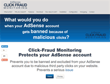 Tablet Screenshot of clickfraud-monitoring.com